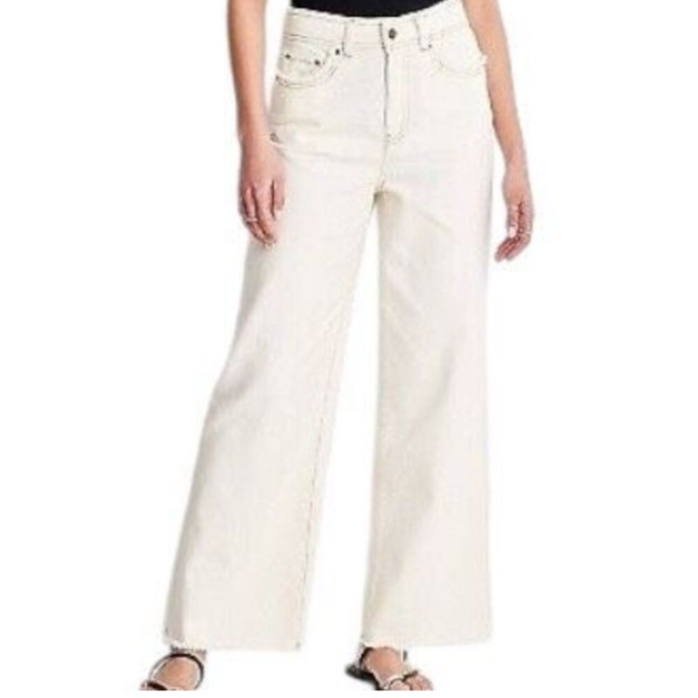 NWT Future Collective straight leg high-waisted pants Jenny K. Lopez design
